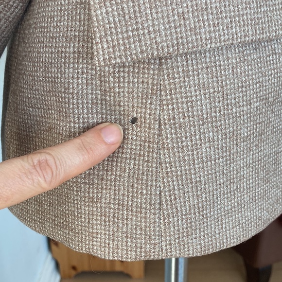 Vintage tan blazer size small - Picture 6 of 10